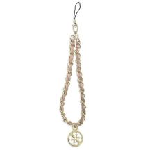 Zawieszka Guess Chain Metal 4G Charm - różowa