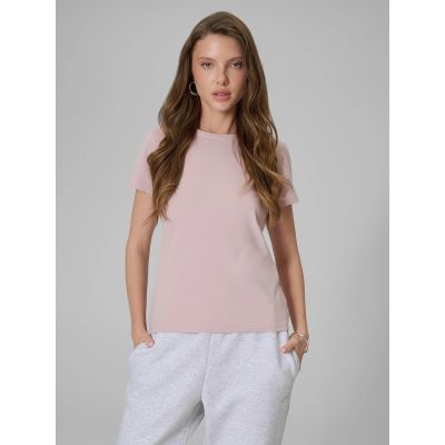 T-shirt slim gładki damski 4F 4FRSS26TTSHF3628-56S