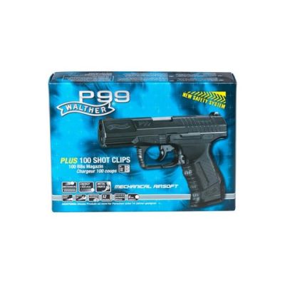 15. Pistolet ASG Walther P99 sprężynowy czarny
