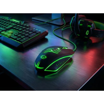 10. Mysz komputerowa Esperanza MX209 Claw EGM209G (optyczna; 2400 DPI; kolor czarny)