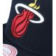 5. Czapka z daszkiem Mitchell & Ness NBA Miami Heat Top Spot Snapback Hwc Heat HHSS2976-MHEYYPPPBLCK