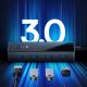 15. Hub USB-C Baseus PioneerJoy 4xUSB-A 3.0 - szary