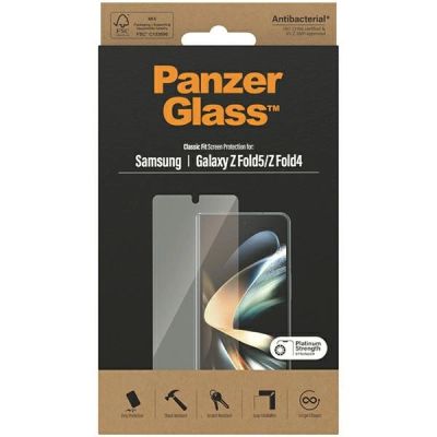 4. Szkło PanzerGlass Classic Fit antybakteryjne na Samsung Galaxy Z Fold 5 / Z Fold 4