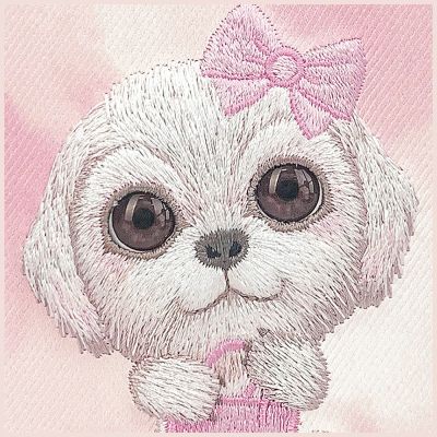8. Etui Nimmy Big Eyed Pet 2.0 Dog do iPhone 17 - różowe