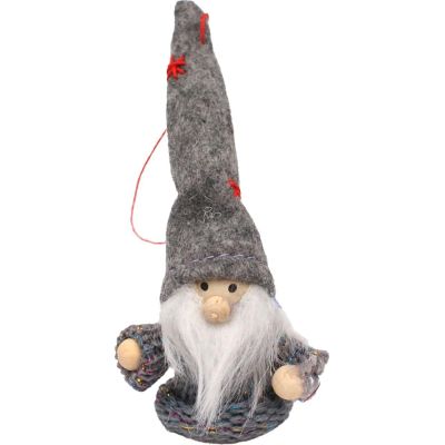 6. ZAWIESZKA BOMBKA SKRZAT SZARY 11CM