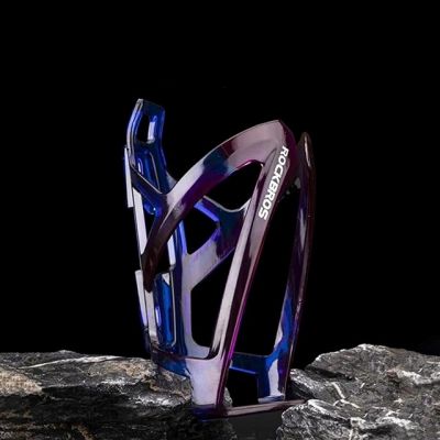 7. Uchwyt rowerowy Rockbros FK338 na bidon - niebiesko-fioletowy