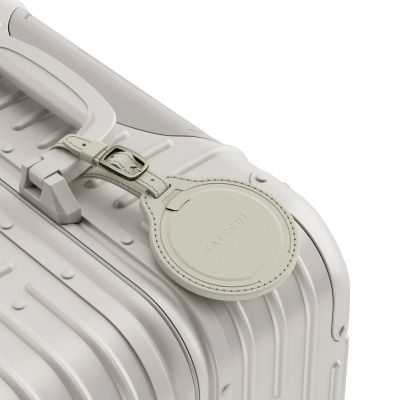 3. Satechi FindAll Luggage Tag - zawieszka do bagażu ze skóry wegańskiej z lokalizatorem kompatybilna z Apple Find My (sand)