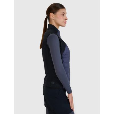 2. Bezrękawnik trekkingowy z wypełnieniem Primaloft Black damski 4F 4FWSS25TVJAF180-22S