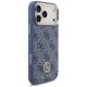 4. Etui Guess 4G Strass Logo MagSafe na iPhone 18 Pro Max / 17 Pro Max - niebieskie