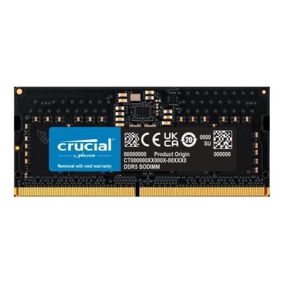 2. Crucial CT24G56C46S5 moduł pamięci 24 GB 1 x 24 GB DDR5 262-pin SO-DIMM Korekcja ECC