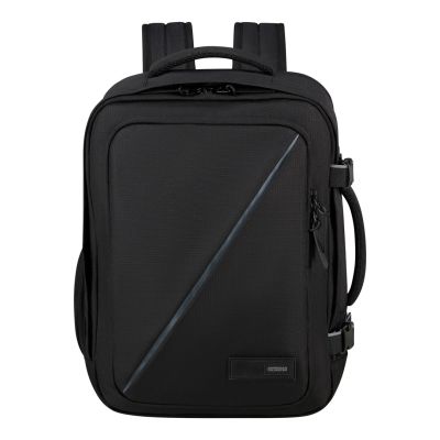 American Tourister Casual Backpack Ms plecak Plecak turystyczny Czarny Przetworzony politereftalan etylenu (rPET)