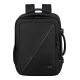 American Tourister Casual Backpack Ms plecak Plecak turystyczny Czarny Przetworzony politereftalan etylenu (rPET)