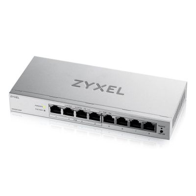 8. Switch Zyxel GS1200-8HP 8p v3 PoE (PoE+: 4;) 68W Managed Gigabit