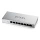 8. Switch Zyxel GS1200-8HP 8p v3 PoE (PoE+: 4;) 68W Managed Gigabit