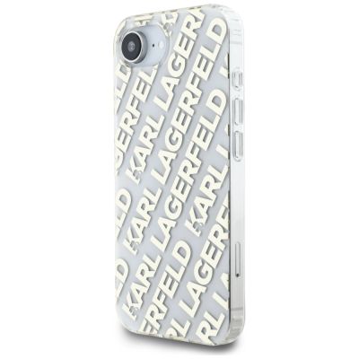 2. Etui Karl Lagerfeld IML Repeat Logo na iPhone 16e - złote