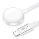 2. Ładowarka indukcyjna Tech-Protect UltraBoost USB-C do Apple Watch 1m - biała