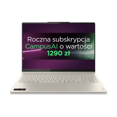 17. Lenovo Yoga 7 16AKP10 Ryzen AI 7 350 16" 2.8K OLED 500nits Glossy 120Hz 16GB LPDDR5x SSD512 Radeon 860M Graphics 70Wh Win11 Seashell