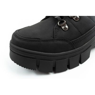 6. Lee Cooper buty sportowe damskie zimowe trekkingowe ocieplane czarne wysokie