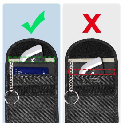 2. Etui na kluczyki samochodowe Tech-Protect KLR100 blokujące RFID- czarne - carbon