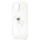 6. Etui Karl Lagerfeld IML Choupette MagSafe na iPhone 15 - przezroczyste