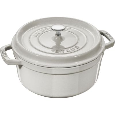 2. STAUB La Cocotte, Garnek żeliwny okrągły 3.8 ltr, truflowy