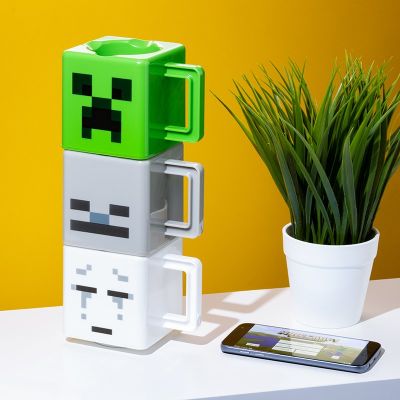 4. PP MINECRAFT STACKING MUGS