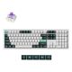 2. Keychron Q6 HE klawiatura Gaming USB + RF Wireless + Bluetooth QWERTY Ciemny Zielony, Biały