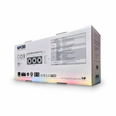 4. In Win IW-LC-MR36 system chłodzenia komputerów Procesor Zestaw do chłodzenia płynami 12 cm Czarny
