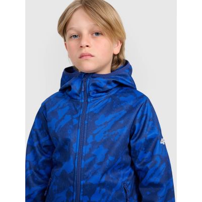 2. Kurtka softshell wiatroodporna membrana 5000 chłopięca 4F 4FJRAW25TSOFM508-90A