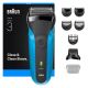 Golarka elektryczna Braun Series 3 Electric Shaver, Wet & Dry, 310BT - Blue