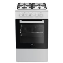 Kuchnia Beko FSS52020DW (Płyta gazowa; Piekarnik elektryczny; 500mm)