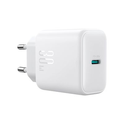 7. Ładowarka Joyroom JR-TCF24 sieciowa USB-C PD 30W QC SFC - biała
