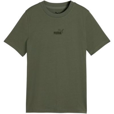 2. Koszulka dla dzieci Puma ESS Small No.1 Logo Centered Tee khaki 692975 86