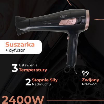 18. Suszarka do włosów ADLER AD 2283