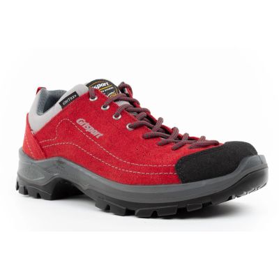 3. Grisport buty damskie trekkingowe zamszowe czerwone Gritex