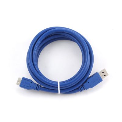 2. Kabel GEMBIRD CCP-MUSB3-AMBM-0.5M (USB M - Micro USB M; 0,50m; kolor niebieski)