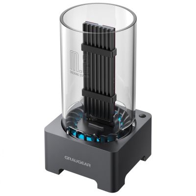 2. GRAUGEAR G-M2DK-AC-10G stacja dokująca do dysków twardych USB 3.2 Gen 2 (3.1 Gen 2) Type-C Czarny