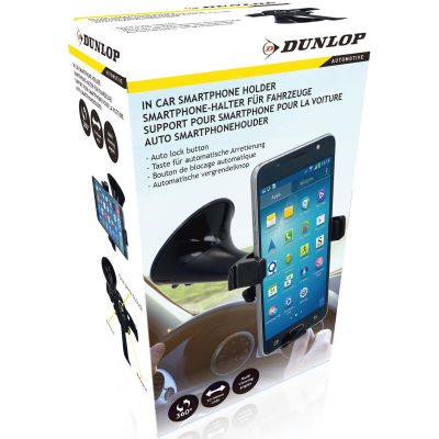 8. UCHWYT NA TELEFON DO SAMOCHODU UNIWESALNY OBRACANY 360 STOPNI PRZYSSAWKA DUNLOP