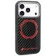 2. Etui Audi RSQ Carbon Fiber Sport Red Circle MagSafe do iPhone 17 Pro - czarne