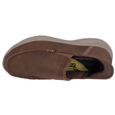 3. Skechers Slip-Ins Parson - Oswin 204866-DSRT Brązowe 39,5