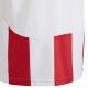 9. Koszulka dla dzieci adidas Striped 24 Jersey biało-czerwona IW2133