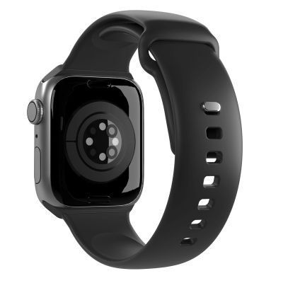 3. Pasek silikonowy Puro Icon do Apple Watch 42 / 44 / 45 / 49 mm - czarny (2 szt.)