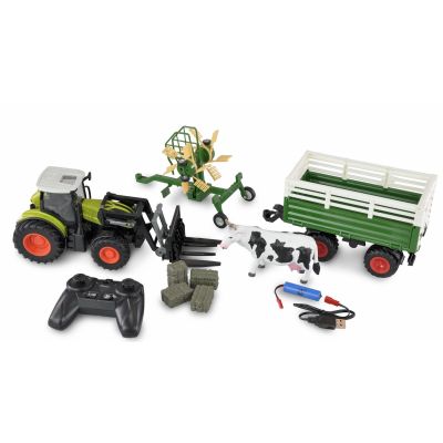 7. Amewi RC Traktor z XL Pakiet Akcesoriów LiIon 500mAh zielony/6+