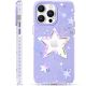 7. Kingxbar Heart Star Series etui iPhone 14 Plus etui w gwiazdki purple star