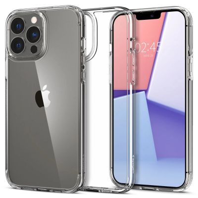11. Etui Spigen Ultra Hybrid na iPhone 13 Pro Max - przezroczyste