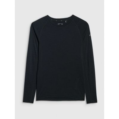 5. Longsleeve trekkingowy szybkoschnący z wełną merino damski 4F 4FWAW25TFLOF433-20S