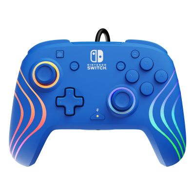 2. PDP Afterglow Wave Niebieski USB Gamepad Analogowa/Cyfrowa Nintendo Switch, Nintendo Switch OLED