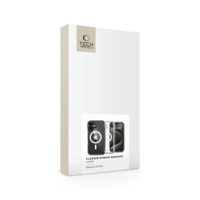 4. Etui Tech-Protect Flexair Hybrid MagSafe na iPhone 16 Plus - przezroczyste