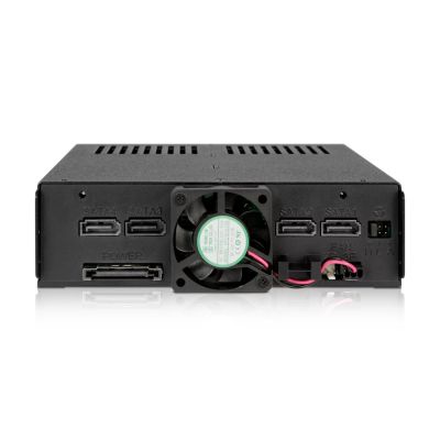 5. Stacja dokująca Icy Dock MB324SP-B, 0 TB, Serial ATA, Serial ATA II, Serial ATA III, Serial Attached SCSI (SAS), 440 g, Komputer stacjonarny