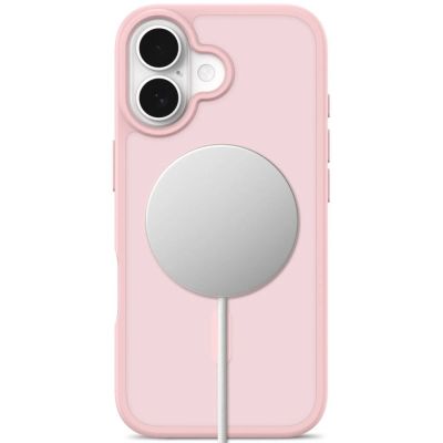 4. Etui Tech-Protect BasicMag MagSafe na iPhone 17 - różowe matowe